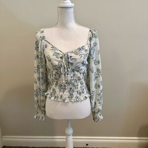 Floral Print Women's Top
